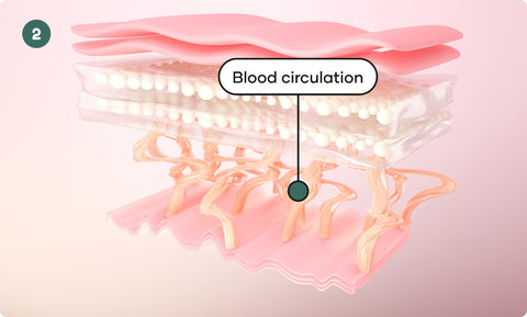 Travels directly to vital blood vessels