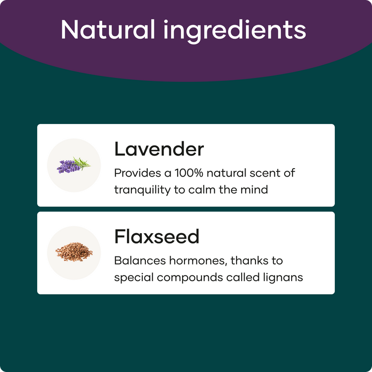 All-Natural Flaxseed and Lavender Pad - Glow by Hormone University US